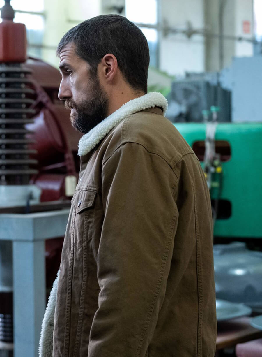 Harpoon Teddy McDonald Inspired Brown Leather Jacket - Snowfall Style