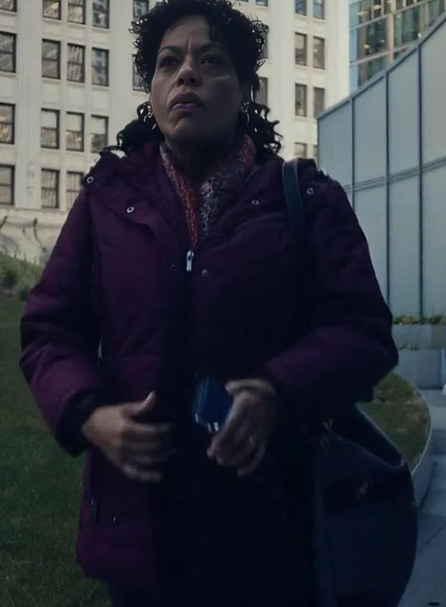 Harpoon Tina Marrero Inspired Purple Hooded Jacket - The Bear S03 Style