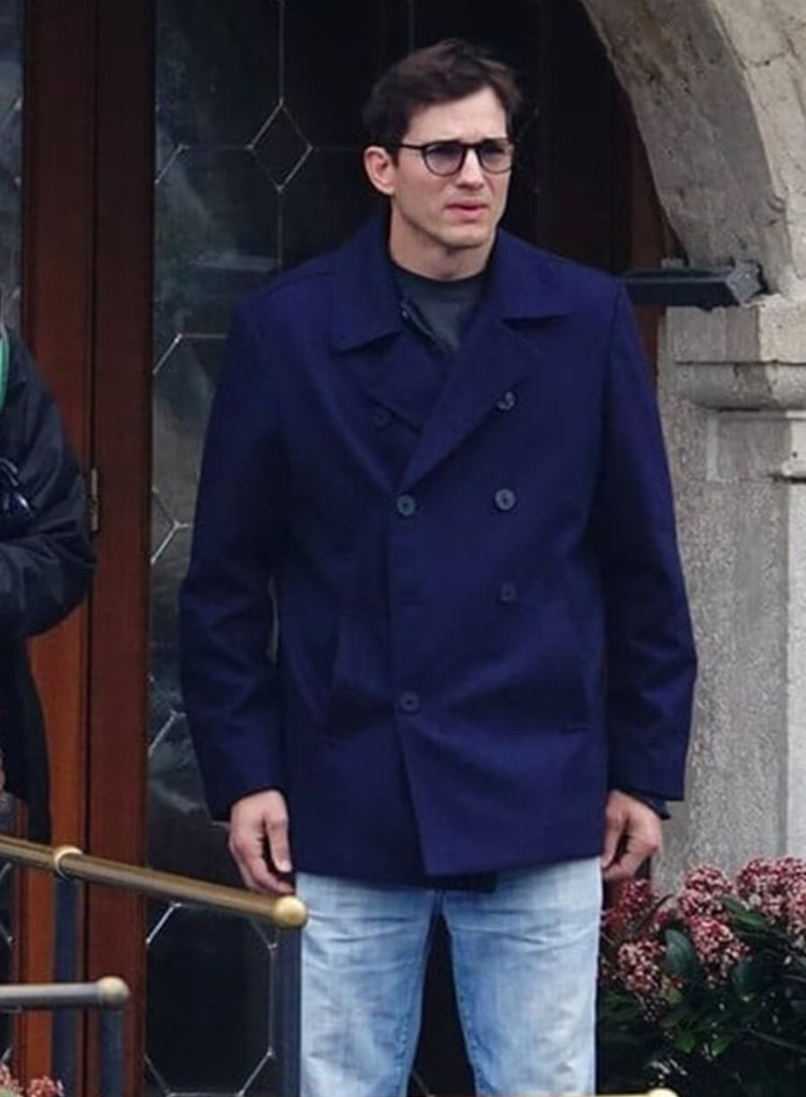Harpoon Byron Forst Inspired Blue Wool Coat - The Beauty 2026 Style