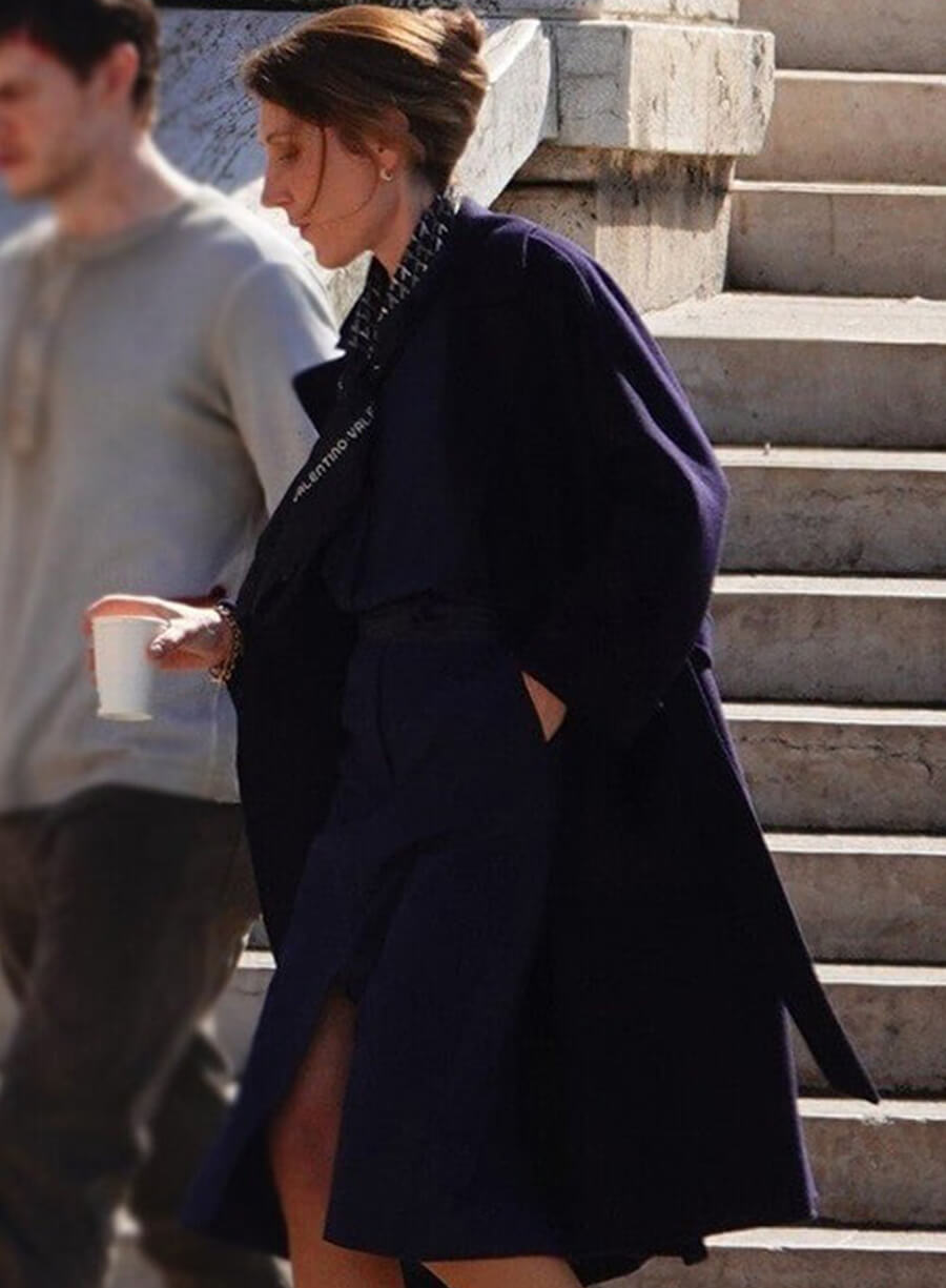 Harpoon Jordan Bennett Inspired Blue Wool Fabric Coat - The Beauty 2026 Style