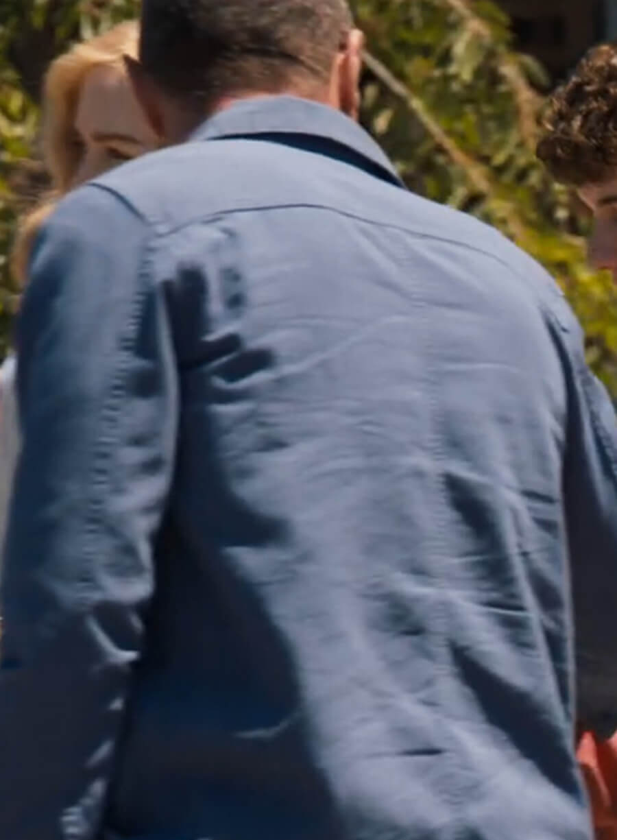 Harpoon Tag Winbury Inspired Blue Cotton Jacket - The Prefect Couple Style