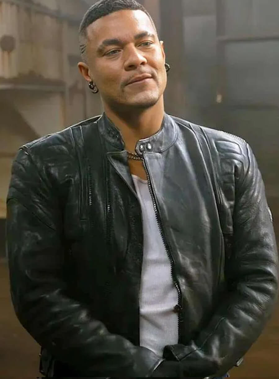 Harpoon Miguel Inspired Black Leather Jacket - The Pickup 2025 Style