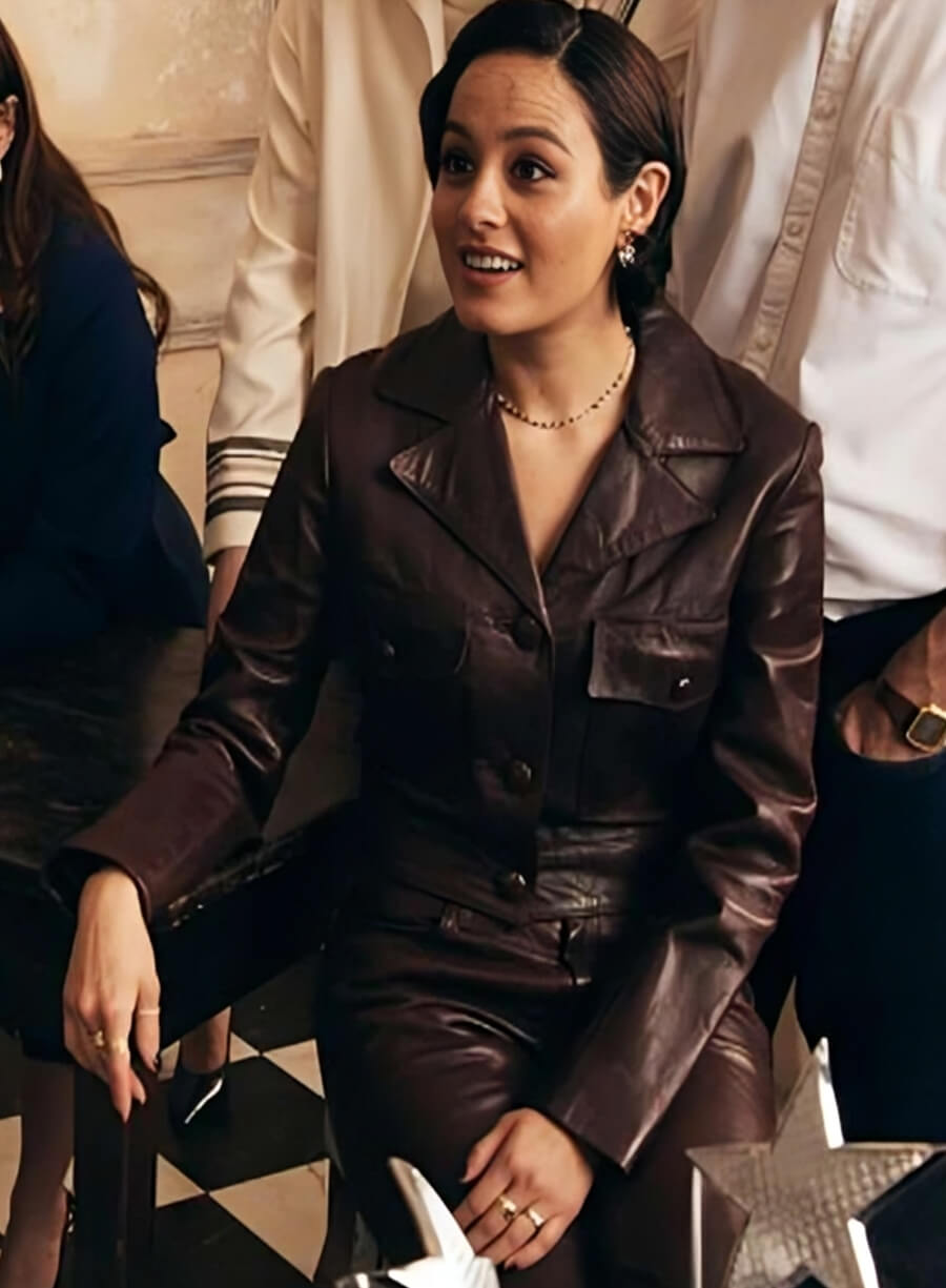 Harpoon Chase Sui Wonders Inspired Brown Real Leather Leather Jacket - The Studio Style