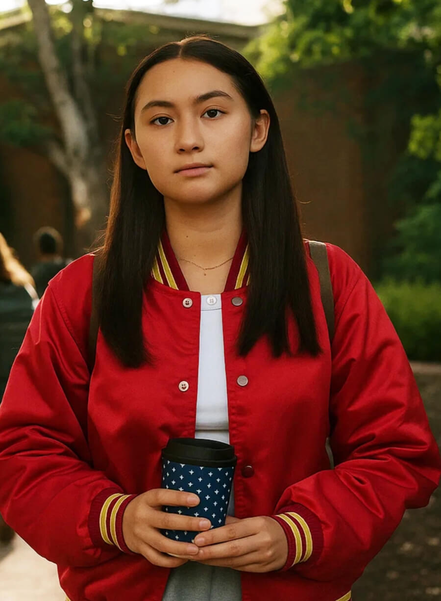 Harpoon Belly Inspired Red Leather Jacket - The Summer I Turned Pretty Style