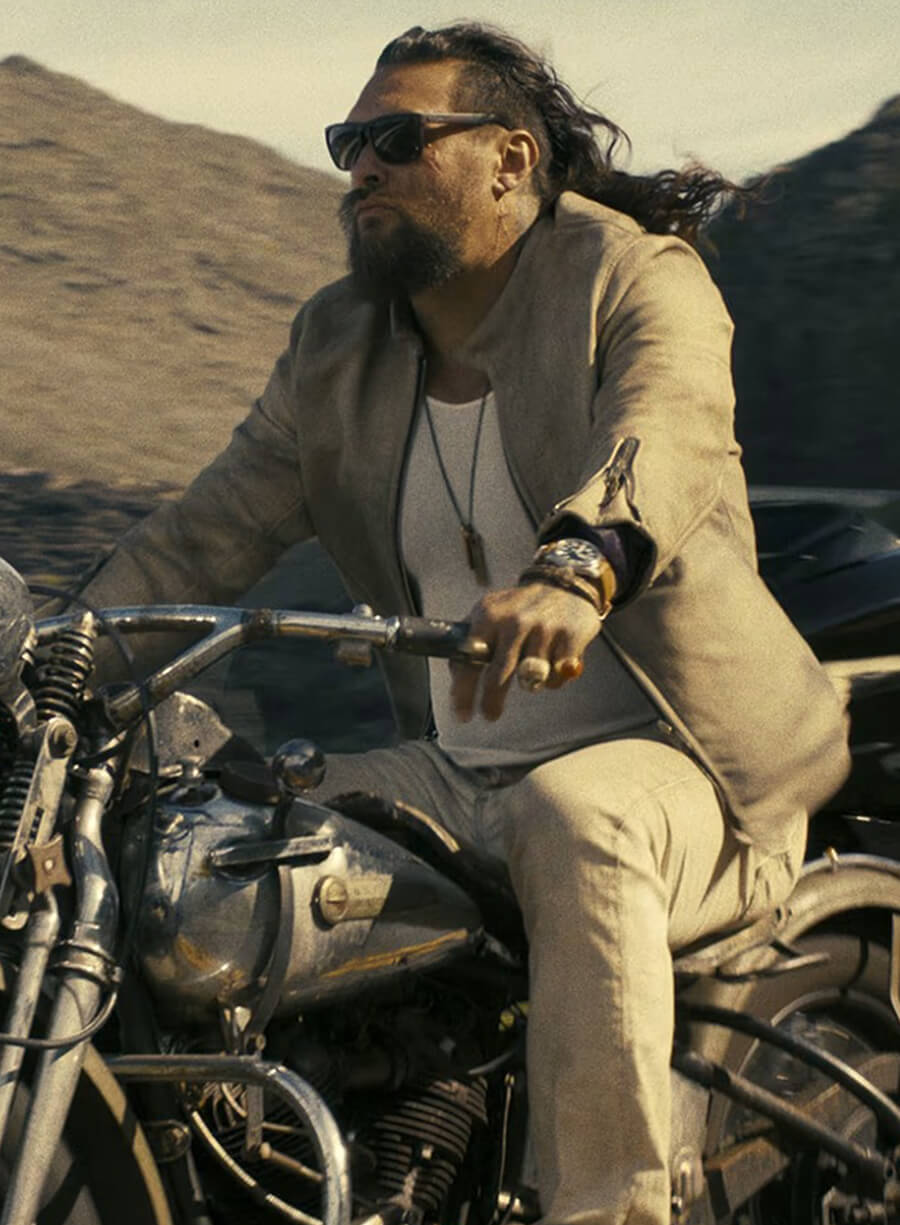 Harpoon Jonny Hale Inspired Beige Leather Jacket - The Wrecking Crew Style