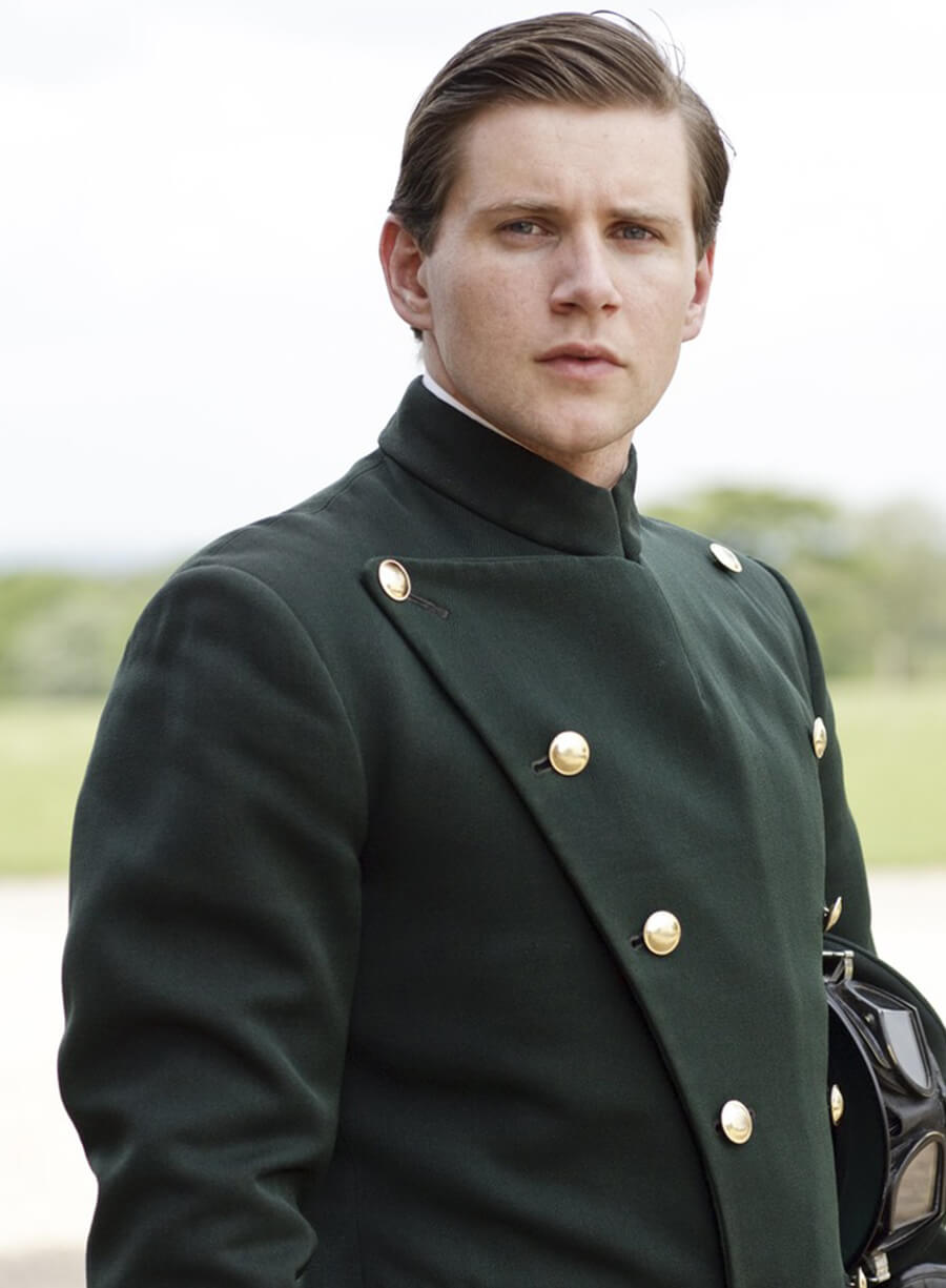 Harpoon Tom Branson Inspired Green Wool Jacket - Downton Abbey Style