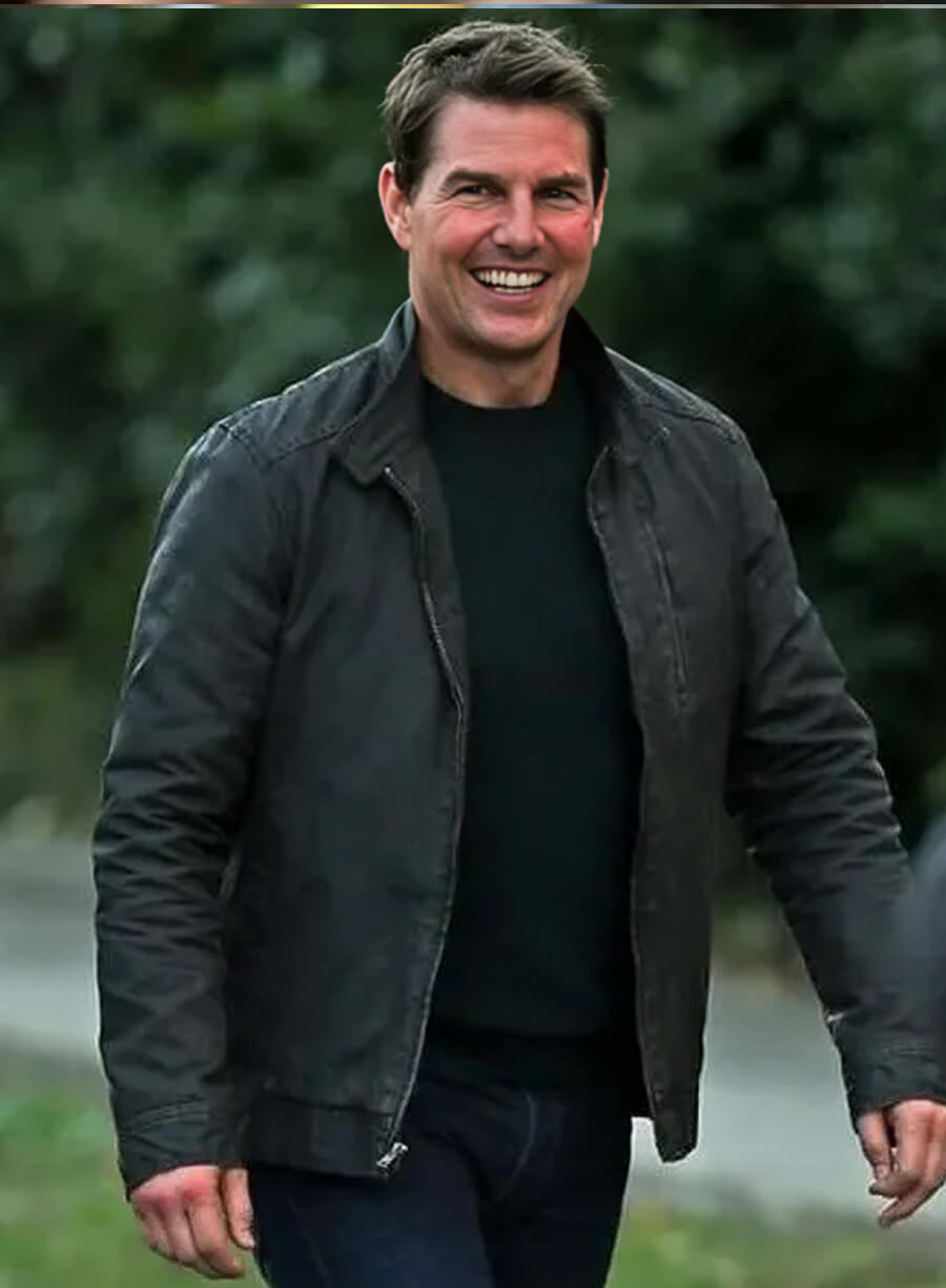 Harpoon Tom Cruise Inspired Brown Cotton Jacket - Jack Reacher Never Go Style