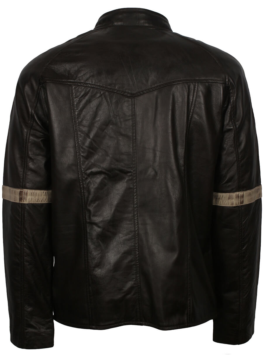 Harpoon Tom Cruise War of the Worlds Inspired Brown Real Leather Leather Jacket