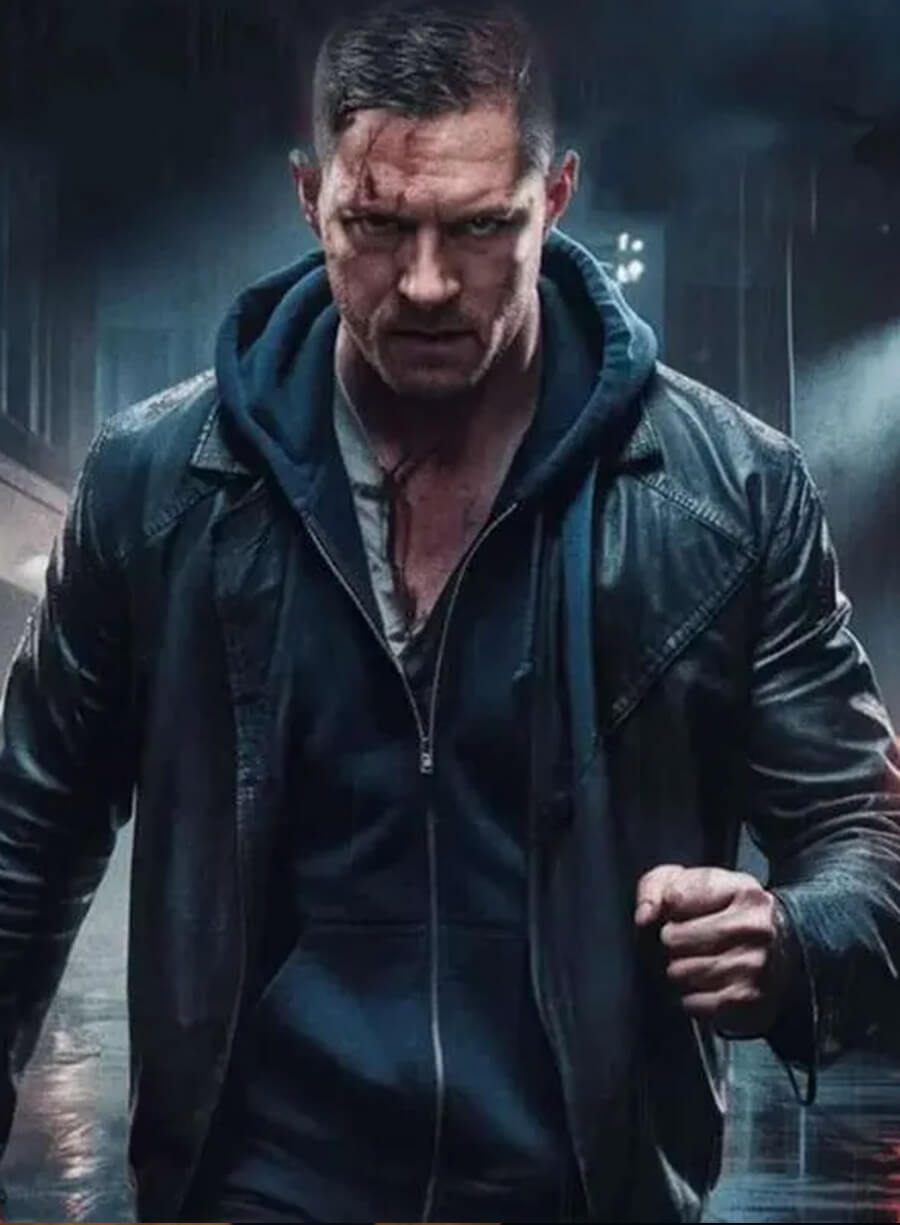 Harpoon Walker Inspired Black Leather Jacket - Havoc 2025 Style