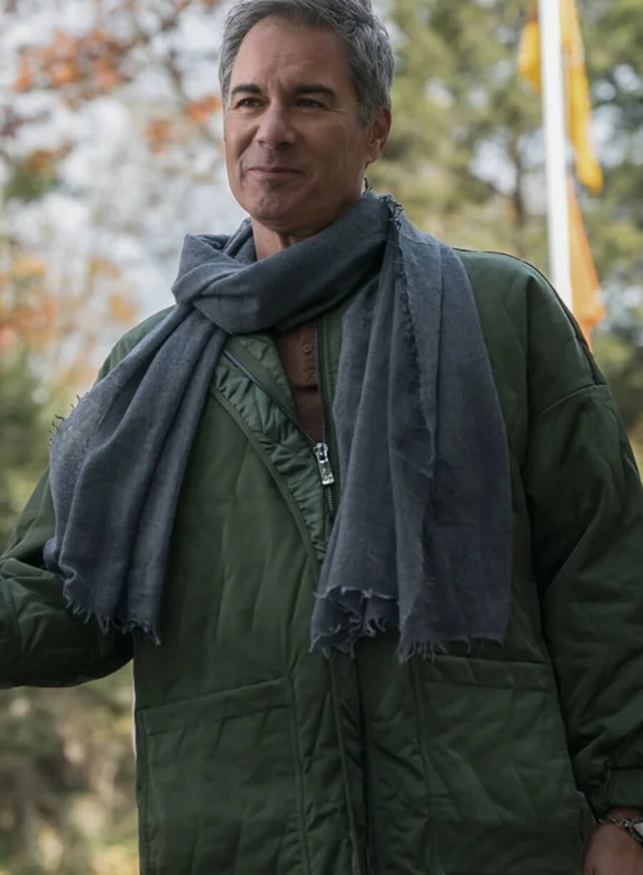 Harpoon Tom Murphy Inspired Green Leather Jacket - Elsbeth S02 Style