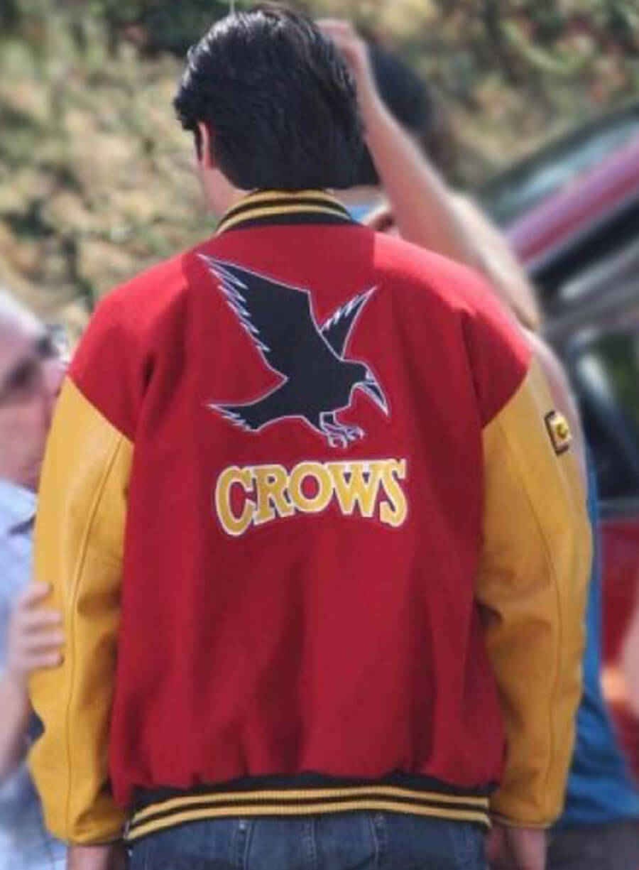 Harpoon Clark Kent Inspired Red & Yellow Wool with Leather Sleeves Varsity Jacket - Smallville S07 Style
