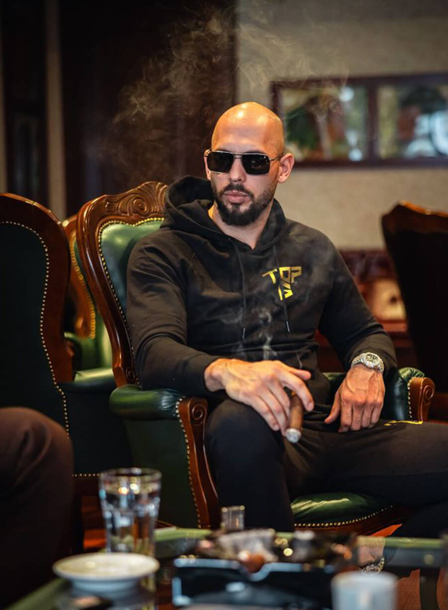 Harpoon Andrew Tate Inspired Black Hooded Jacket