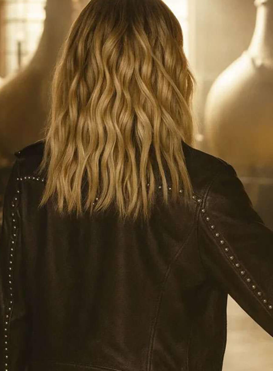 Harpoon Cleo Montague Inspired Brown Leather Jacket - Tulsa King Style
