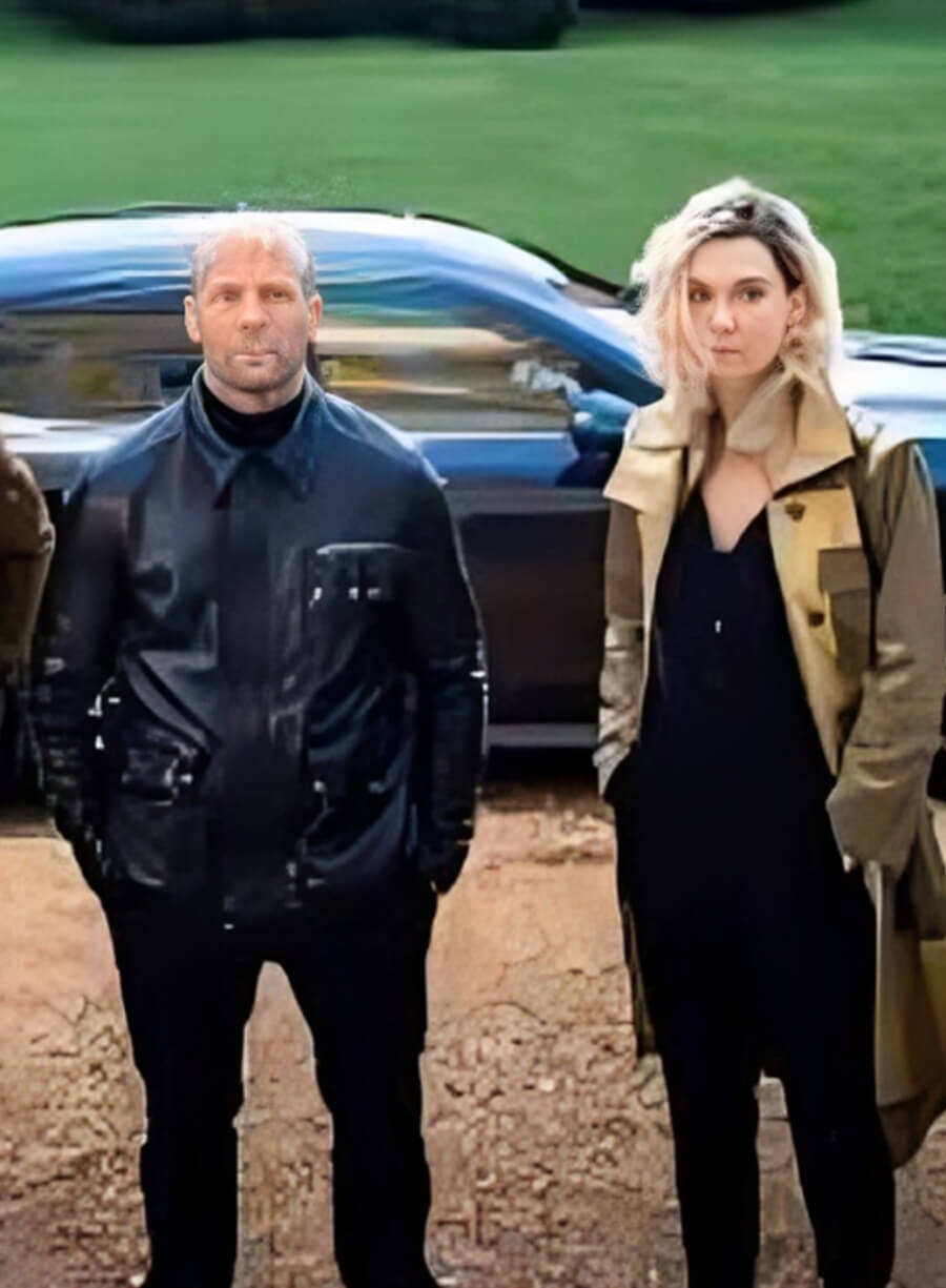 Harpoon Vanessa Kirby Hobbs and Shaw Inspired Brown Cotton Coat