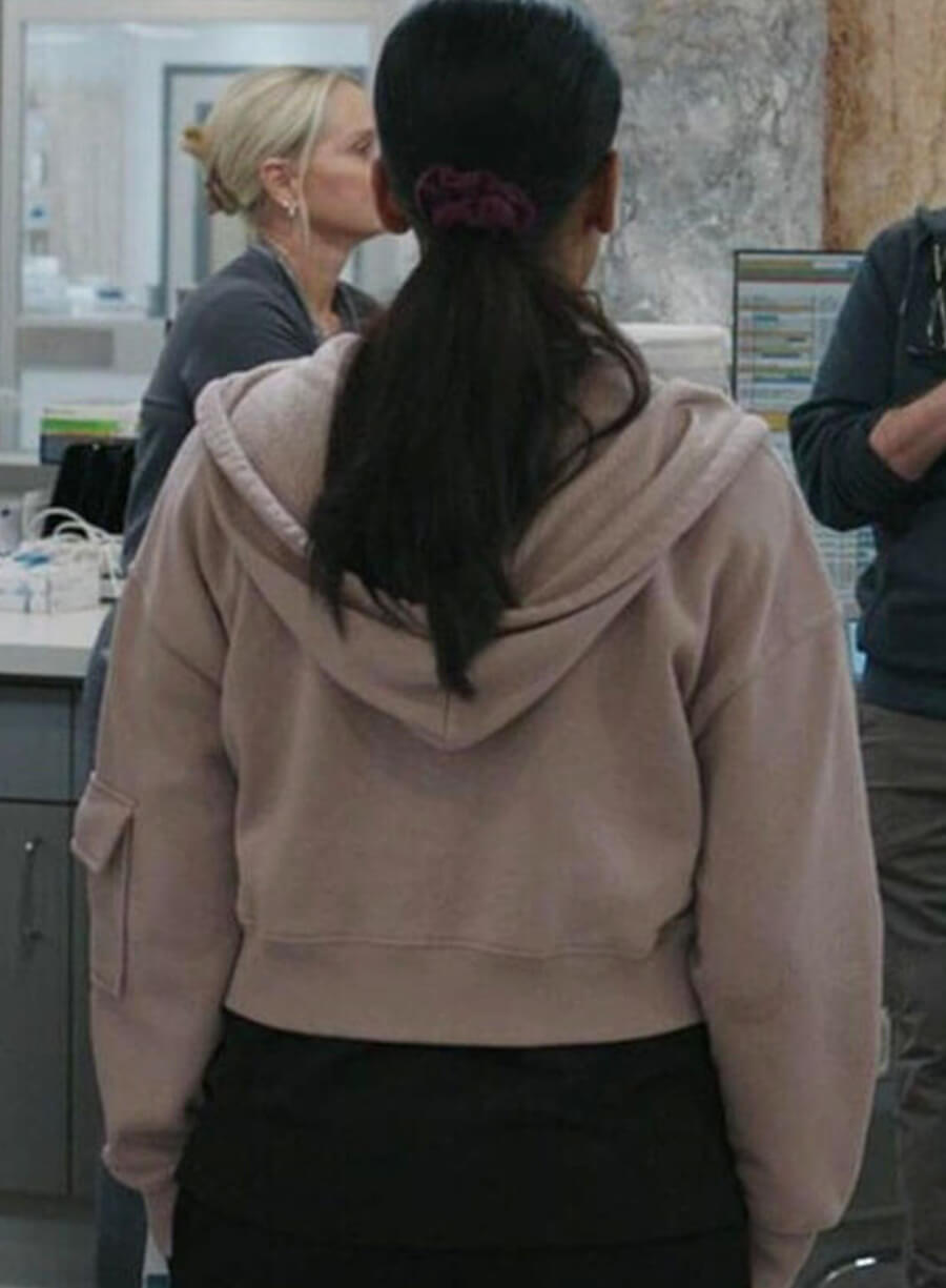 Harpoon Victoria Javedi Inspired Light Purple Hooded Jacket - The Pitt Style