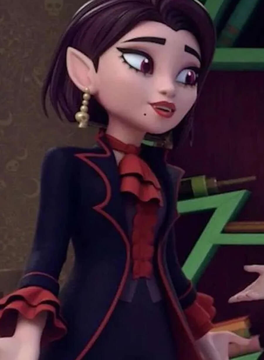 Harpoon Wei Fang Inspired Black & Red Coat - Monster High Style