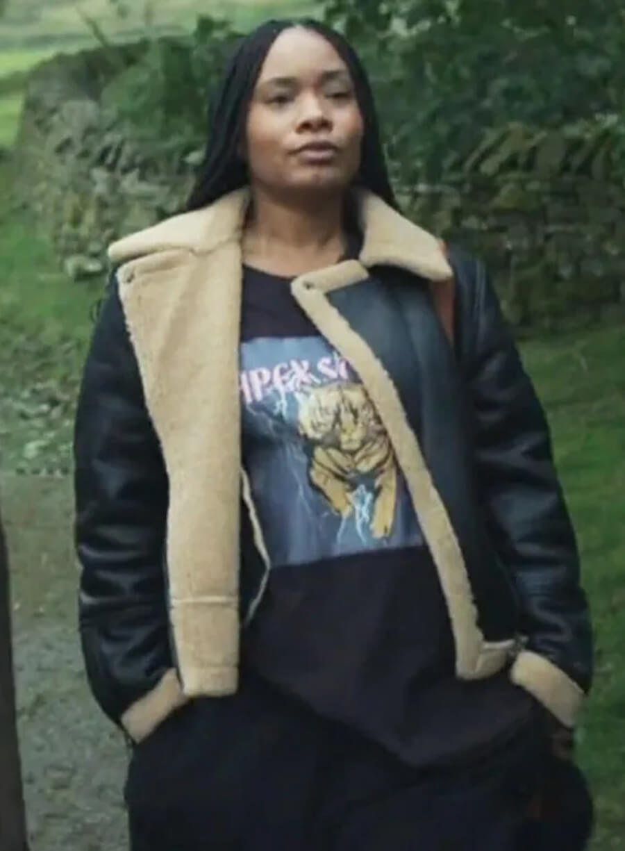 Harpoon Riz Inspired Black Real Leather Leather Jacket - The Jetty Tv Series Style