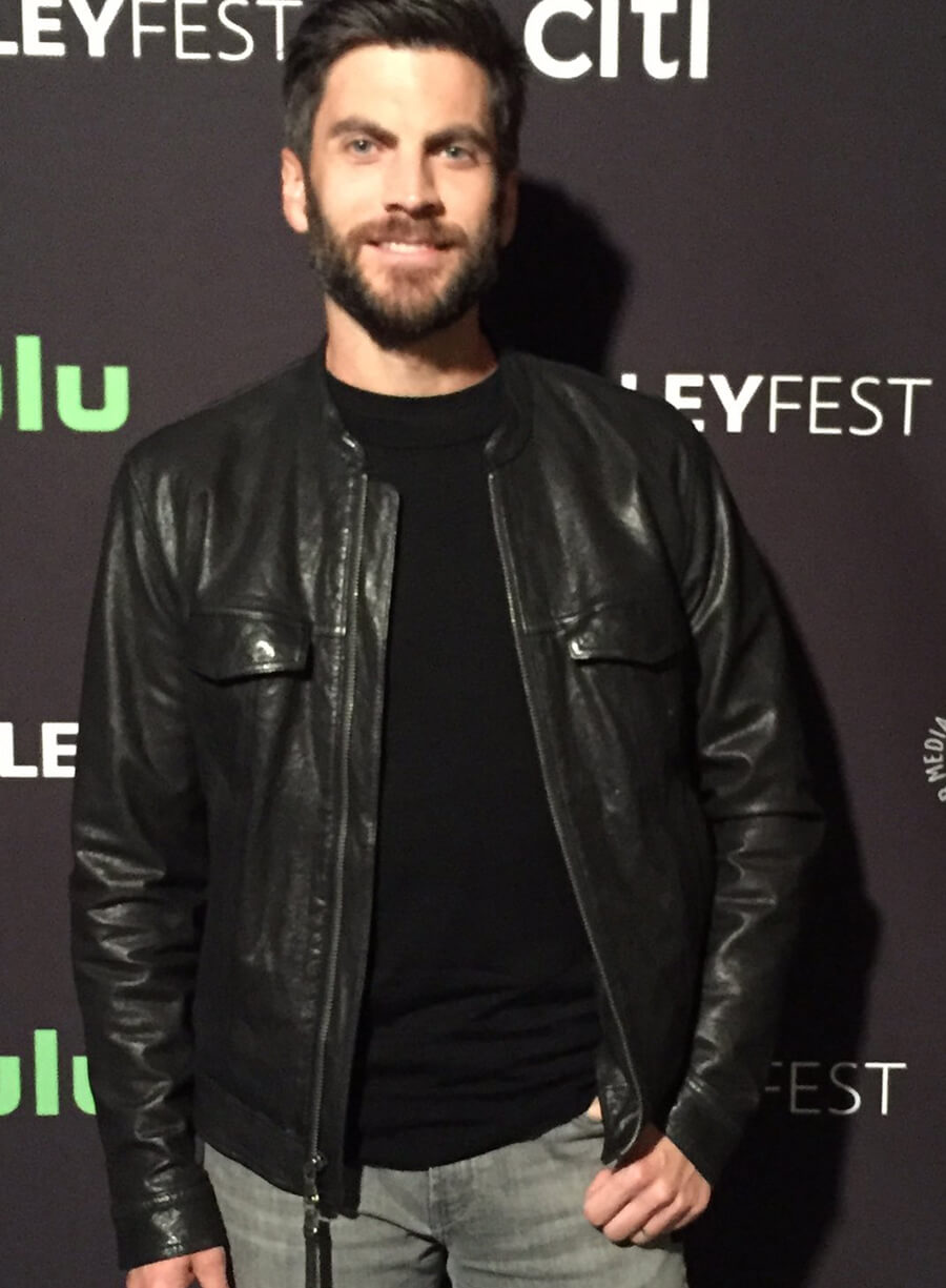 Harpoon Wes Bentley Inspired Black Leather Jacket