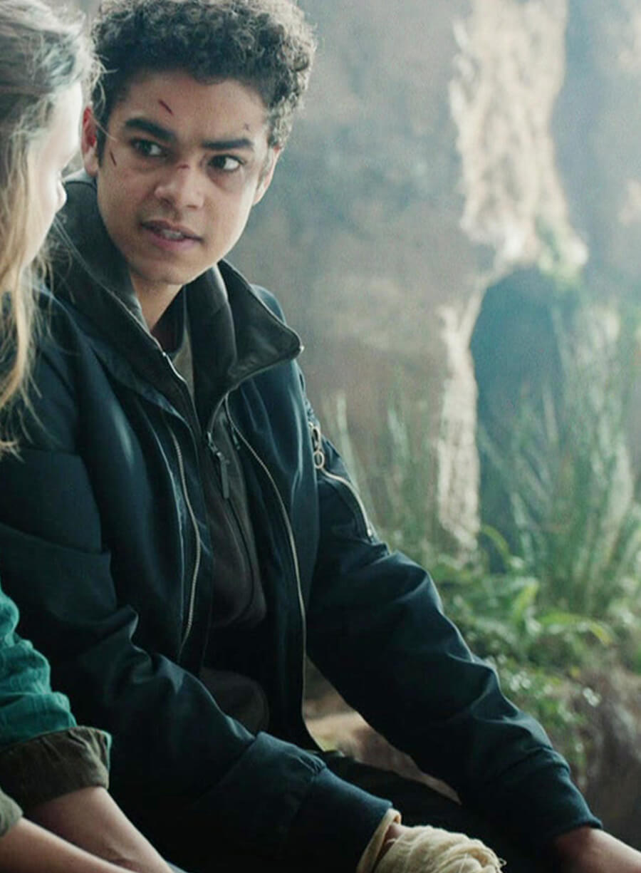 Harpoon Will Parry Inspired Blue Leather Jacket - His Dark Materials Style