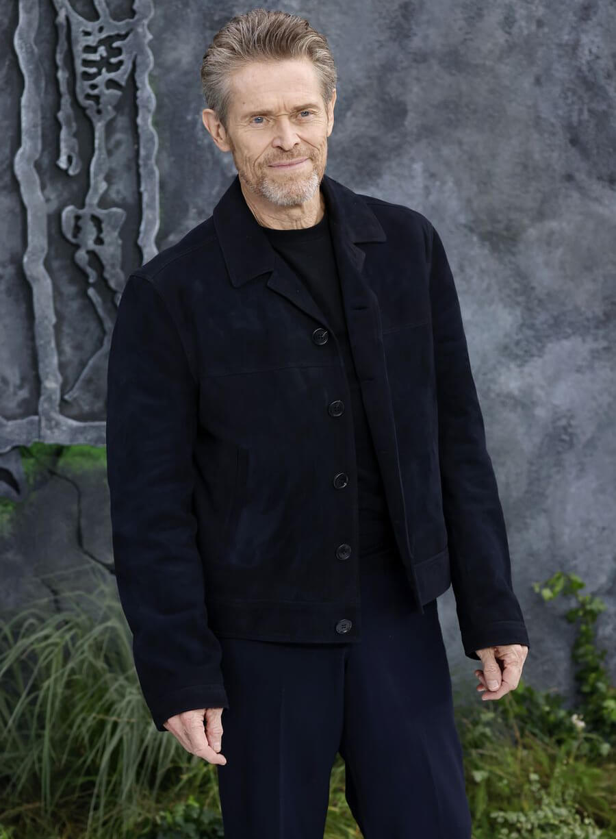 Harpoon Willem Dafoe Inspired Black Suede Leather Leather Jacket - Beetlejuice Beetlejuice Style