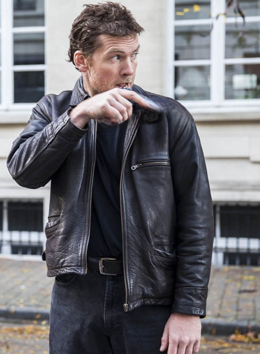 Harpoon Willem Holleeder Inspired Black Leather Jacket - Kidnapping Freddy Heineken Style