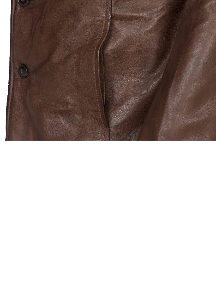 Harpoon X men Wolverine Hugh Jackman Inspired Brown Coat