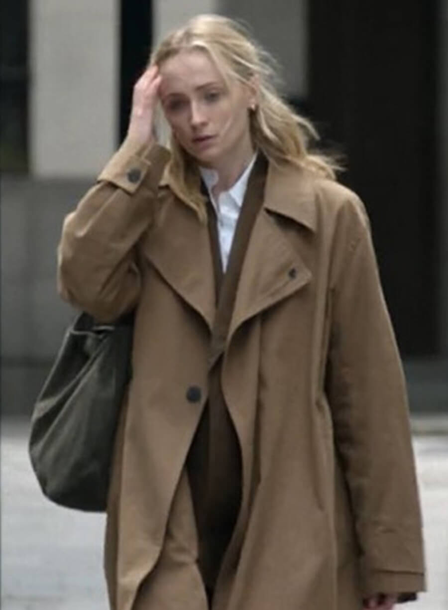 Harpoon Zara Dunne Inspired Brown Cotton Fabric Coat - Steal Style