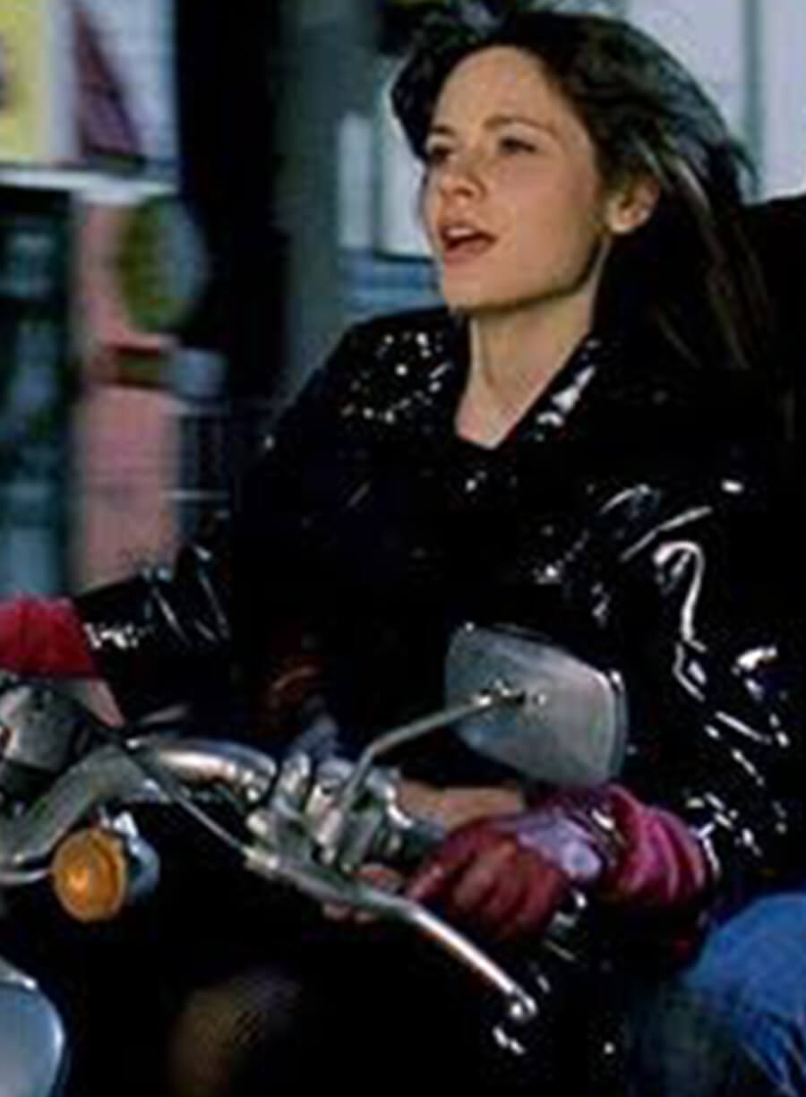 Harpoon Allison Inspired Black Leather Jacket - Yes Man Style