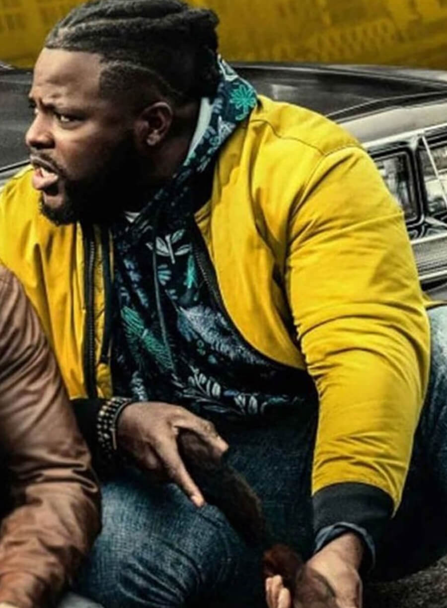 Harpoon Hawk Inspired Yellow Bomber Jacket - Spenser Confidential Style