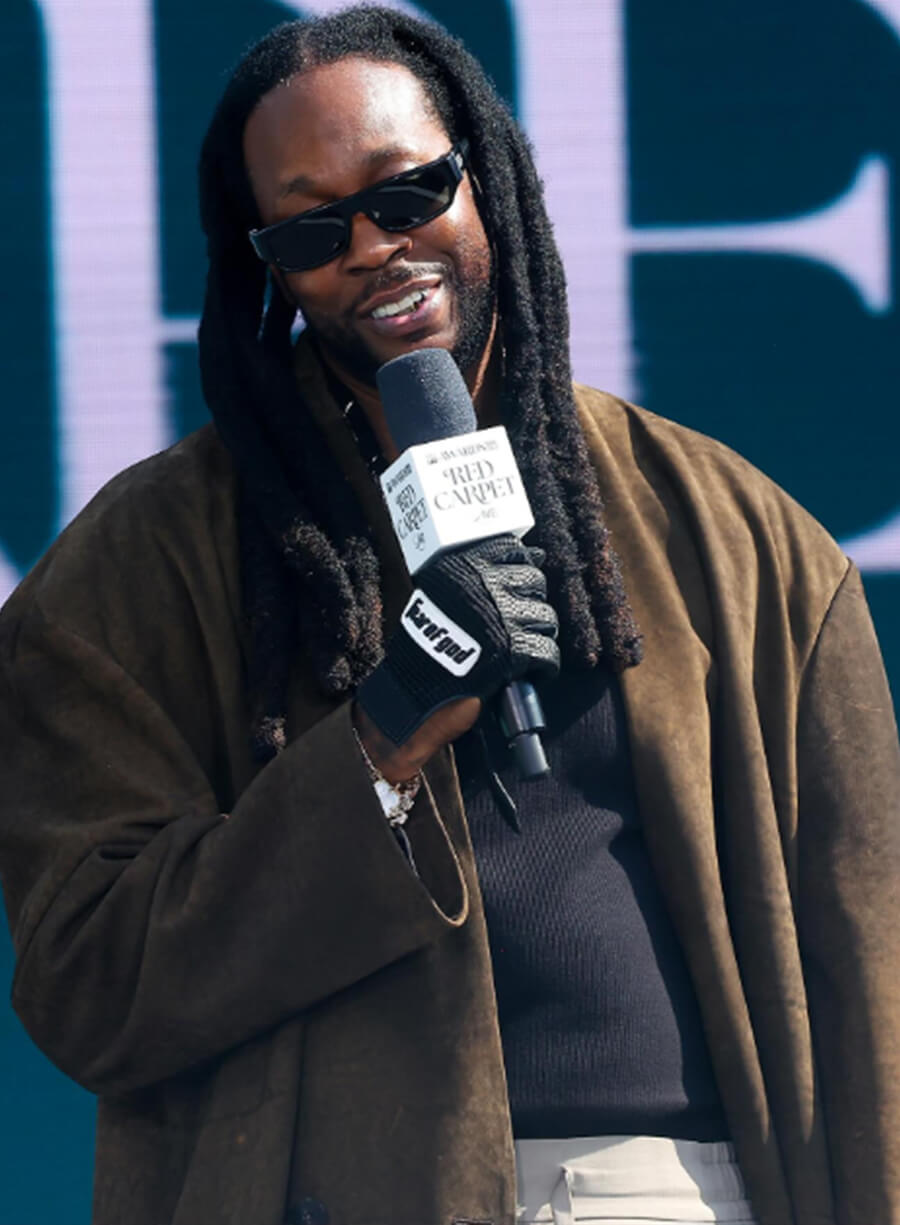 Harpoon 2 Chainz Inspired Brown Coat - Bet Award 2025 Style