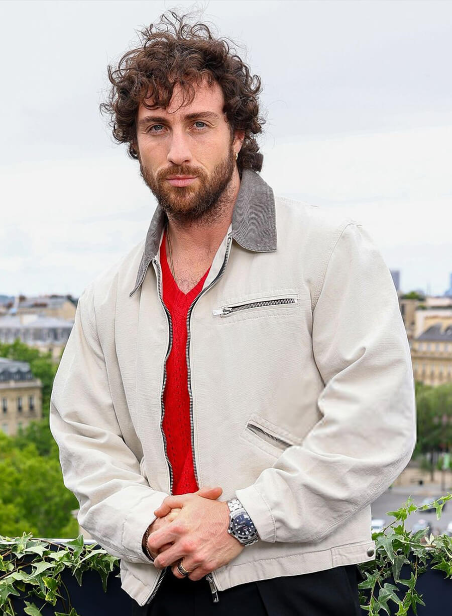 Harpoon Jamie Inspired White Leather Jacket - 28 Years Later Style