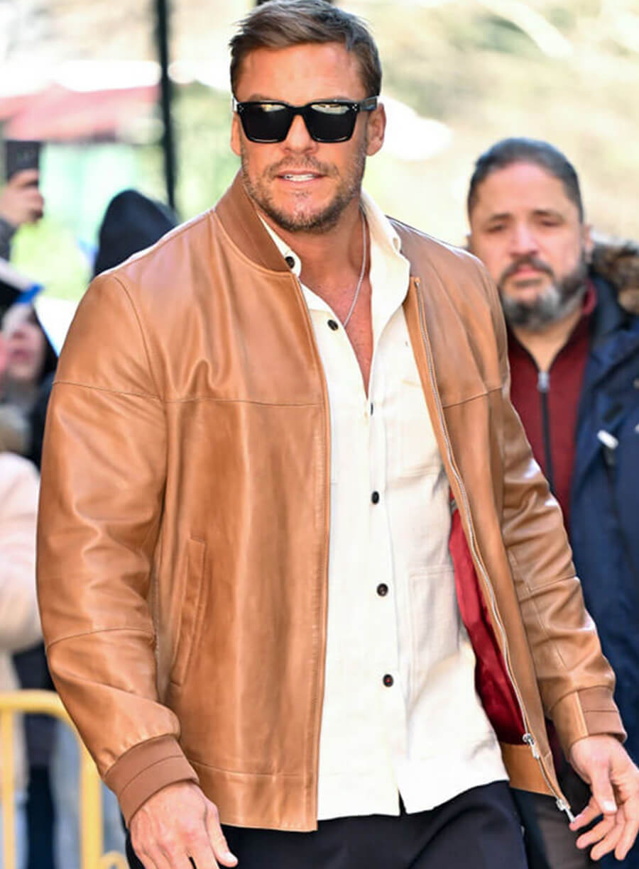 Harpoon Vance Inspired Brown Real Leather Leather Jacket - Ordinary Angels 2024 Style