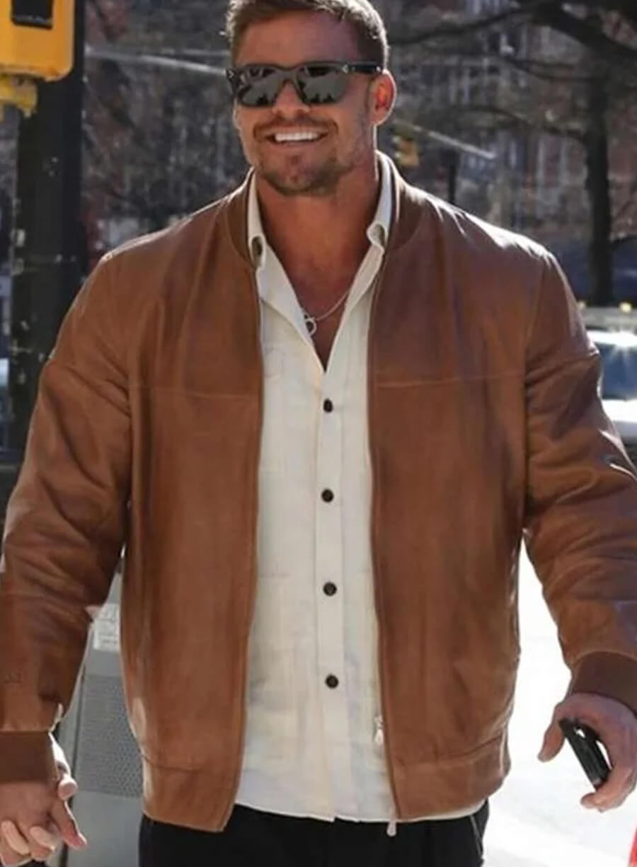 Harpoon Vance Inspired Brown Real Leather Leather Jacket - Ordinary Angels 2024 Style