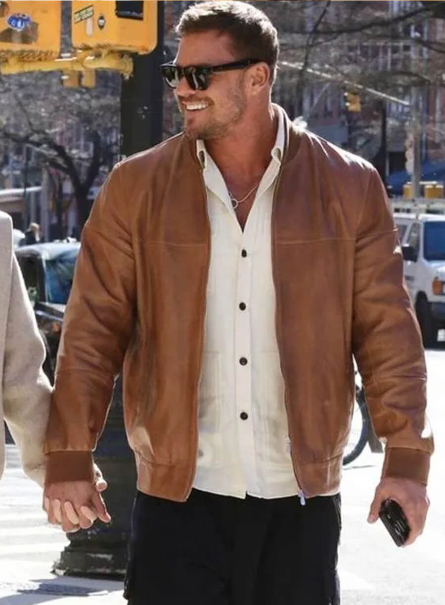 Harpoon Vance Inspired Brown Real Leather Leather Jacket - Ordinary Angels 2024 Style