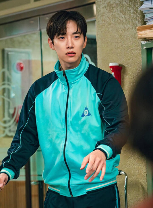 Harpoon Kang Sang -woong Inspired Black Leather Jacket - Cashero Style