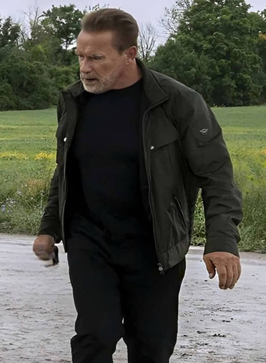 Harpoon Luke Brunner Inspired Green Cotton Fabric Cotton Jacket - FUBAR Tv Series Style
