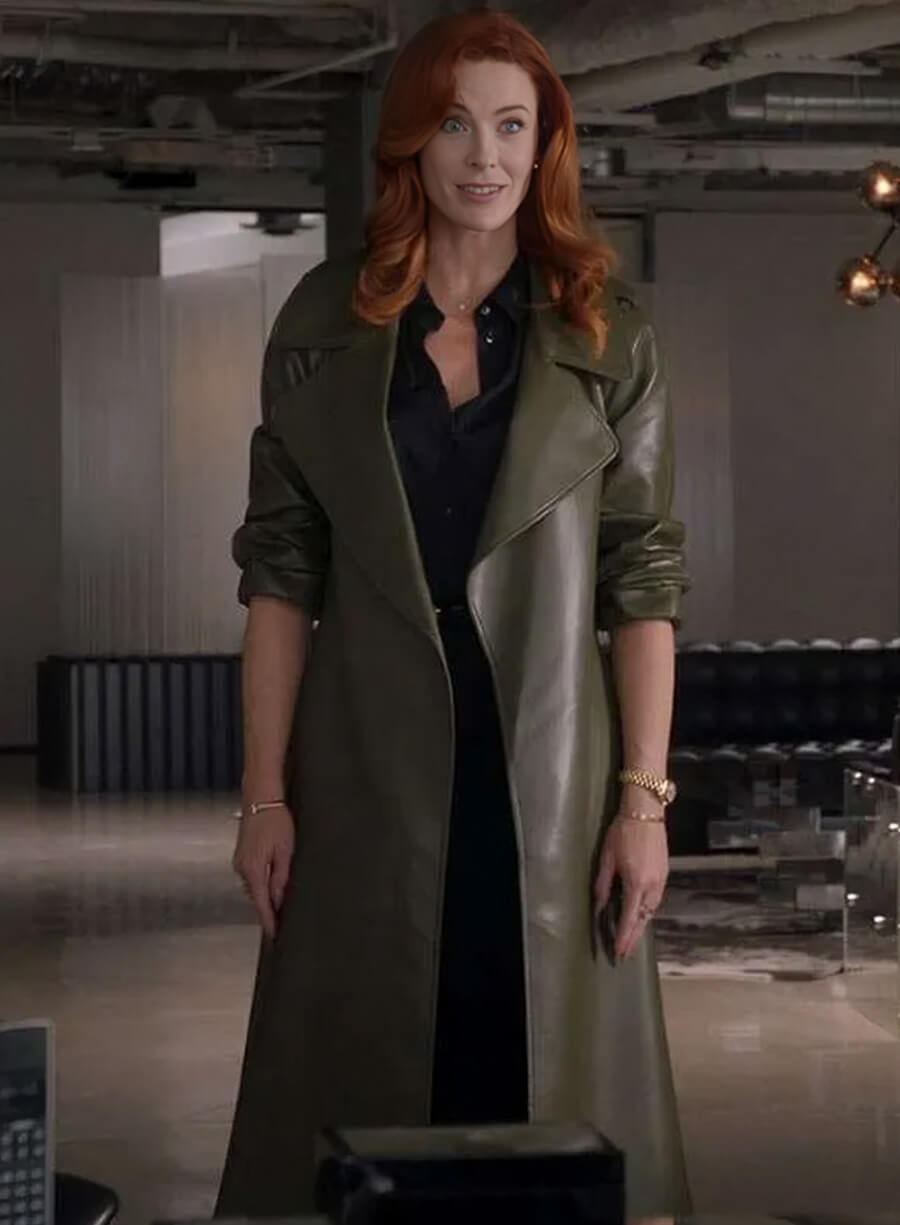 Harpoon Monica Stevens Inspired Green Coat - The Rookie S07 Style