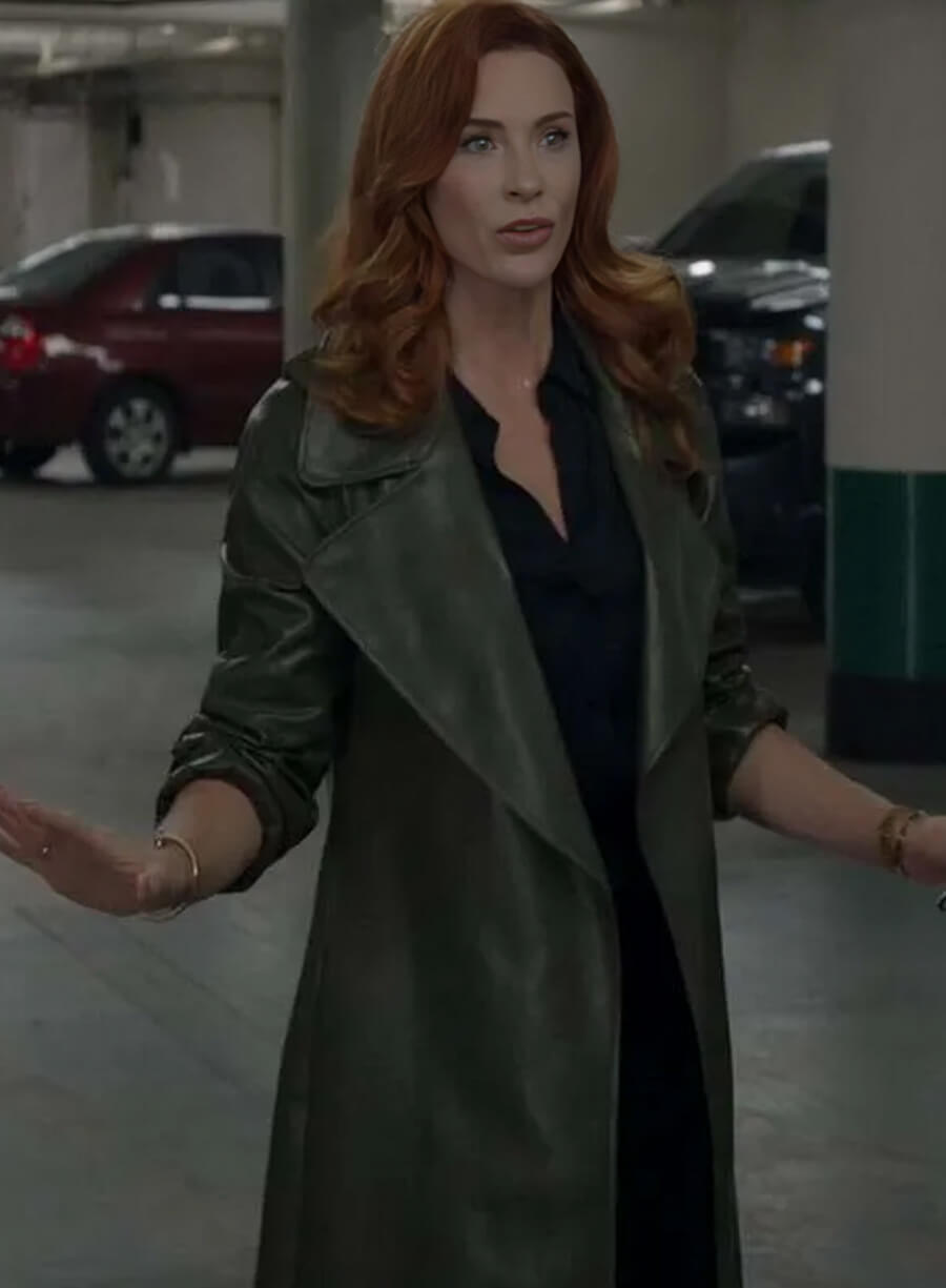 Harpoon Monica Stevens Inspired Green Coat - The Rookie S07 Style