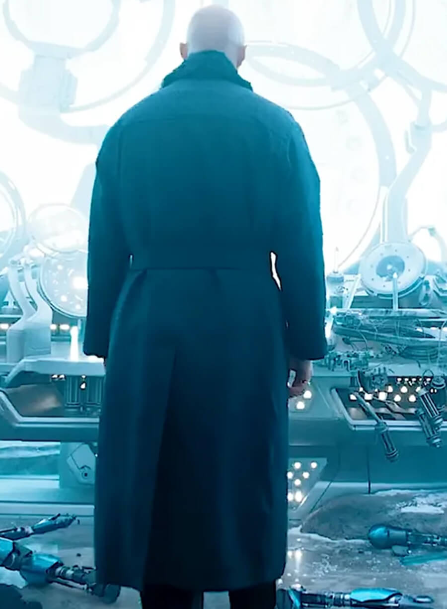 Harpoon lex luthor Inspired Black Coat - Superman 2025 Style
