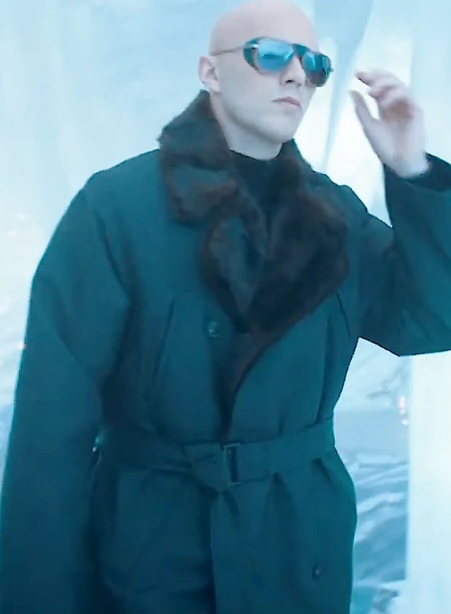 Harpoon lex luthor Inspired Black Coat - Superman 2025 Style