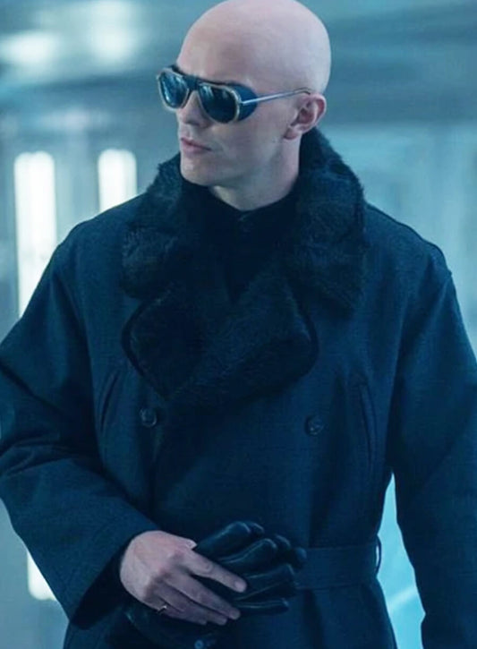 Harpoon lex luthor Inspired Black Coat - Superman 2025 Style