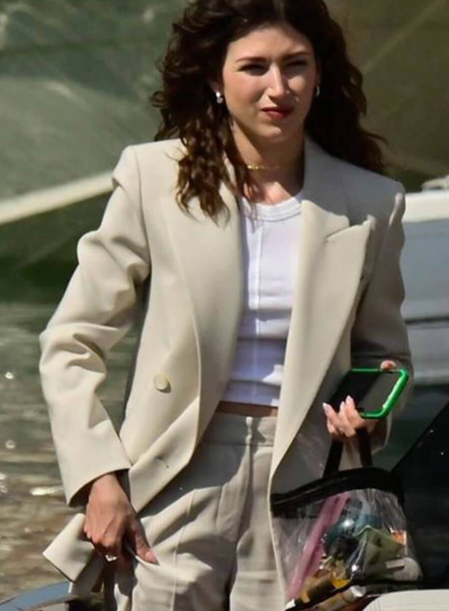 Harpoon Camila Inspired White Leather Jacket - Lift 2024 Style