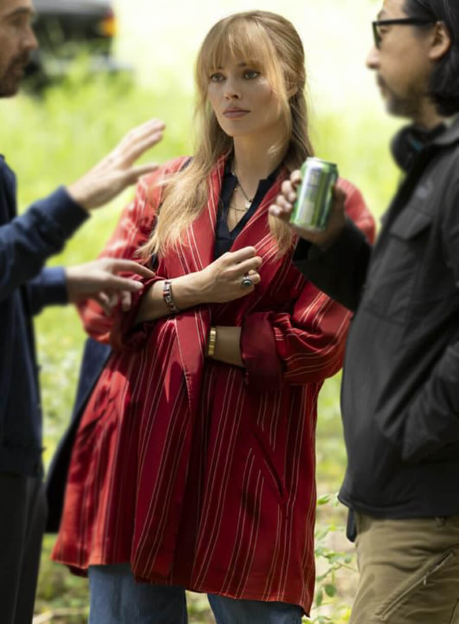 Harpoon Sarah Inspired Red Coat - A Big Bold Beautiful Journey 2025 Style