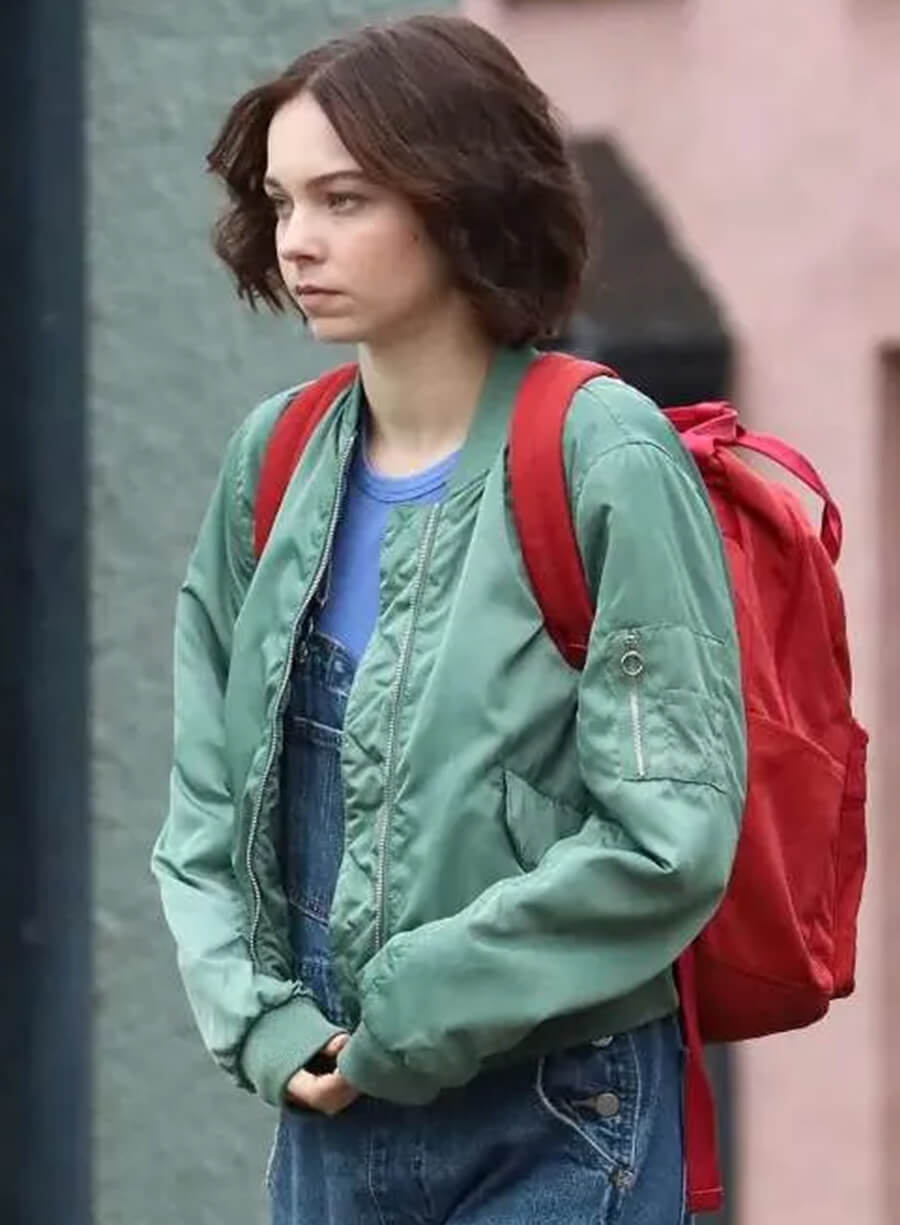 Harpoon Pip Fitz-Amobi Inspired Green Leather Jacket - A Good Girl's Guide to Murder Style