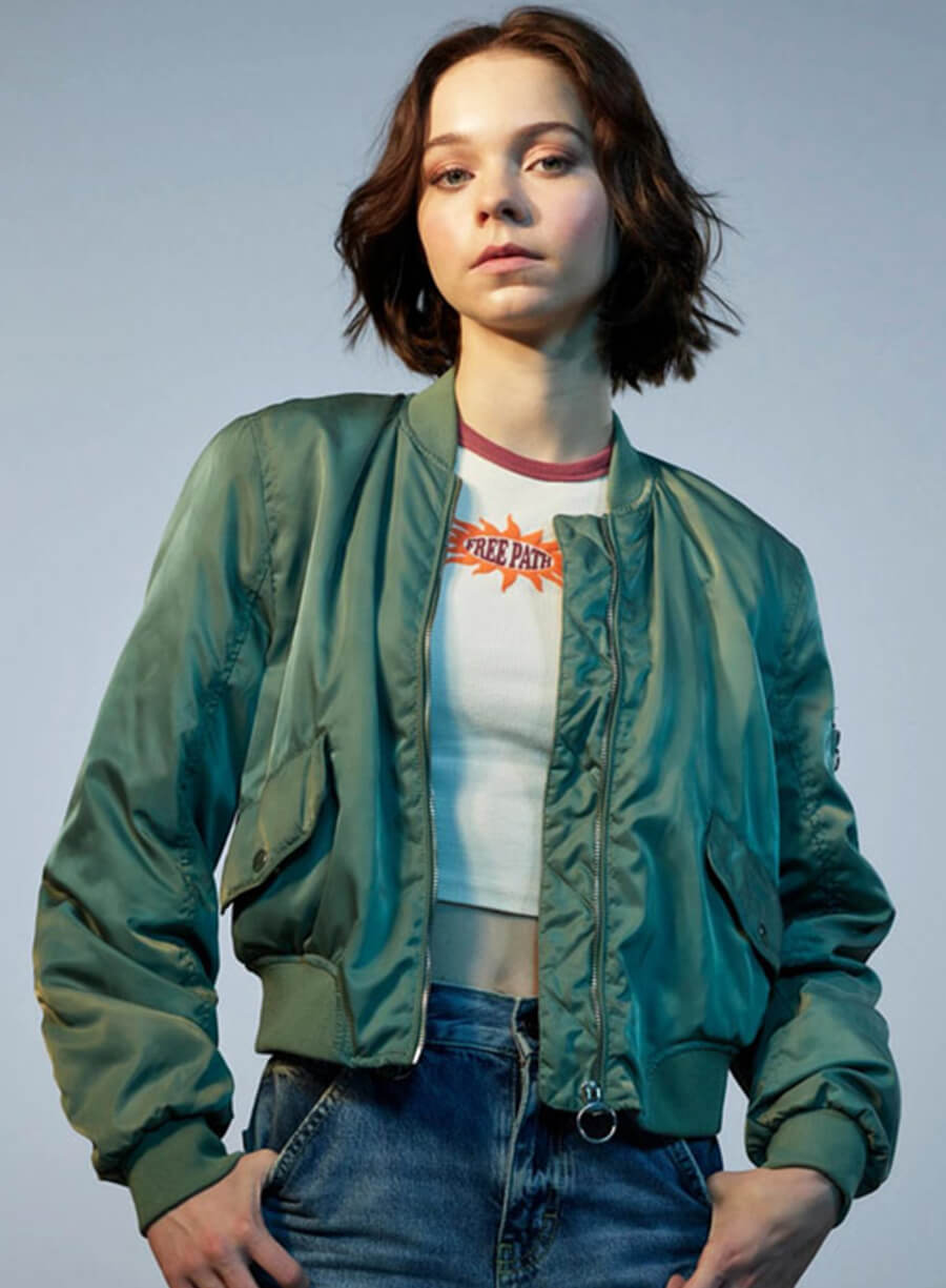 Harpoon Pip Fitz-Amobi Inspired Green Leather Jacket - A Good Girl's Guide to Murder Style