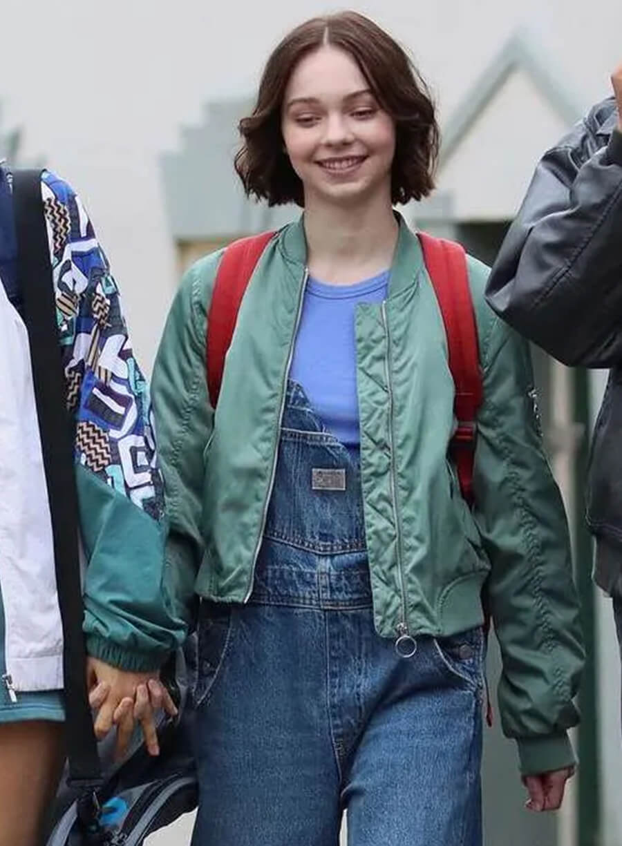 Harpoon Pip Fitz-Amobi Inspired Green Leather Jacket - A Good Girl's Guide to Murder Style
