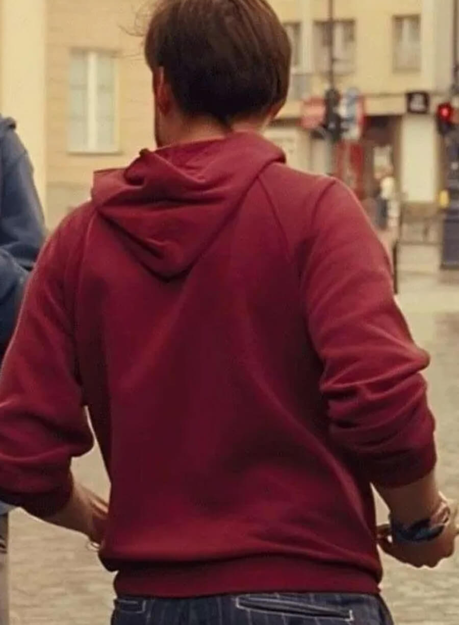 Harpoon Benji Kalpan Inspired Maroon Hooded Jacket - A Real Pain Style