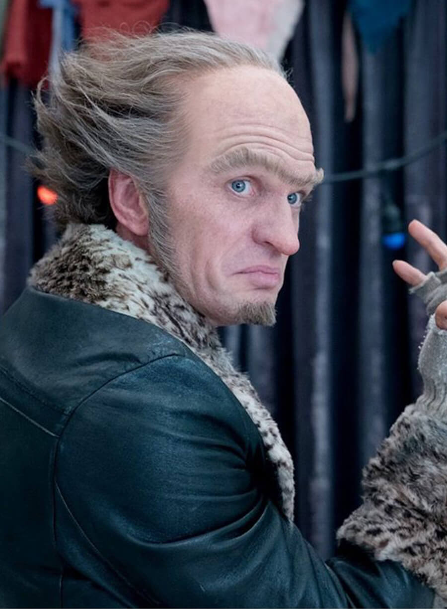Harpoon Count Olaf Inspired Black Coat - A Series Of Unfortunate Events Style