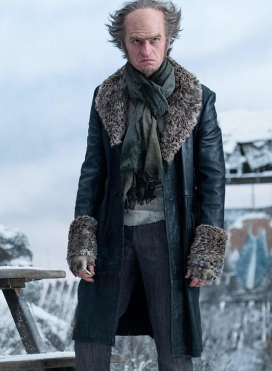 Harpoon Count Olaf Inspired Black Coat - A Series Of Unfortunate Events Style