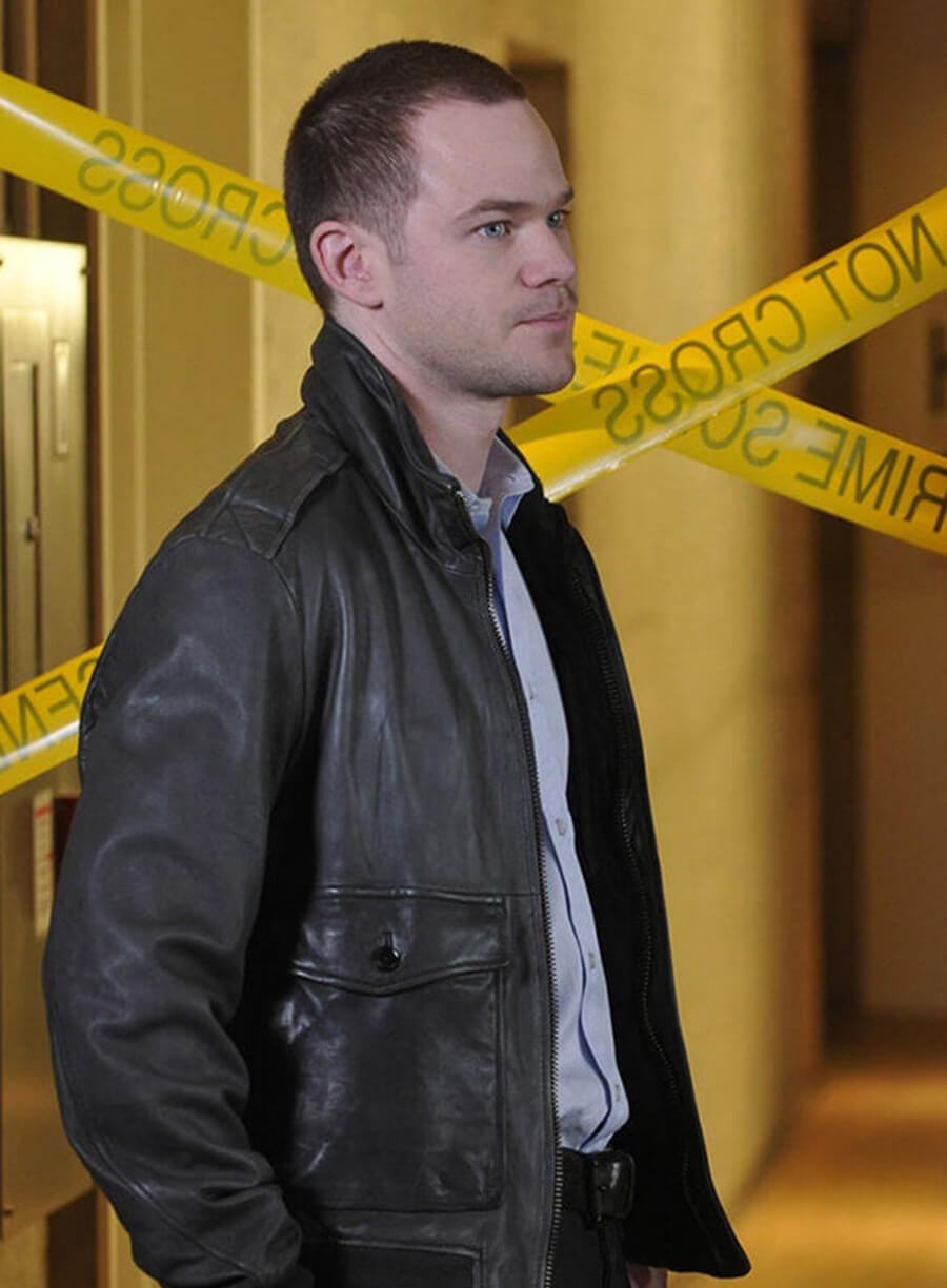 Harpoon Steve Jinks Inspired Black Leather Jacket - Warehouse 13 Style